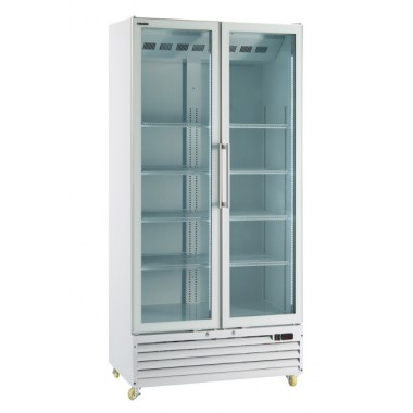 Shopdeschefs - Armoire réfrigérée ventilée à 2 portes Modèle ICOOL80JUMBOWhite