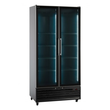 Shopdeschefs - Armoire réfrigérée ventilée à 2 portes Modèle ICOOL80JUMBOBlack