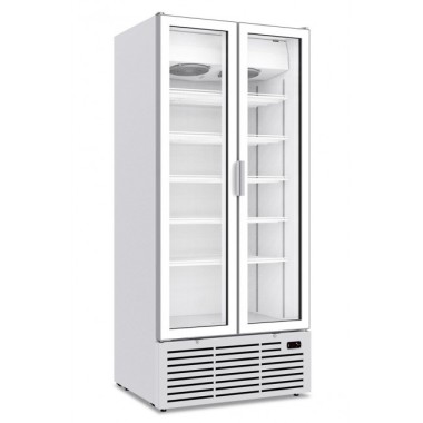Shopdeschefs - Armoire réfrigérée ventilée à 2 portes battantes Modèle ICOOL88TWHITE