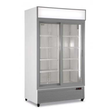 Shopdeschefs - Armoire réfrigérée ventilée à 2 portes Modèle CL1100V2GCSLWHITE
