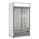 Shopdeschefs - Armoire réfrigérée ventilée à 2 portes Modèle CL1100V2GCSLWHITE
