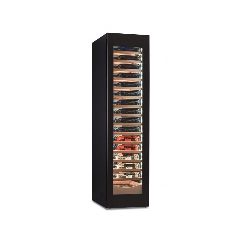 Shopdeschefs - Cave à vin réfrigérée ventilée pour 112 bouteilles Modèle SLIM WINE SW 112 1TB
