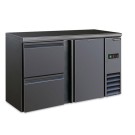 Shopdeschefs - Table de bar réfrigérée ventilée Modèle BB221SD