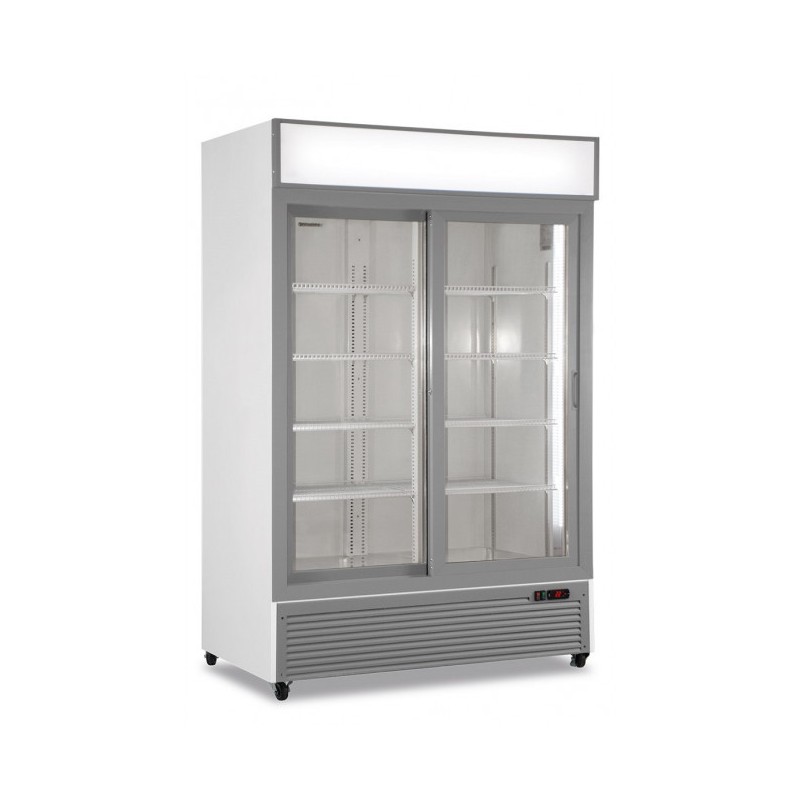 Shopdeschefs - Armoire réfrigérée ventilée à 2 portes Modèle CL1300V2GCSLWHITE