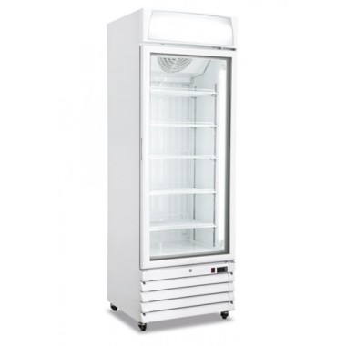 Shopdeschefs - Congélateur vertical no frost Modèle FR570VGCNF Avec porte en verre
