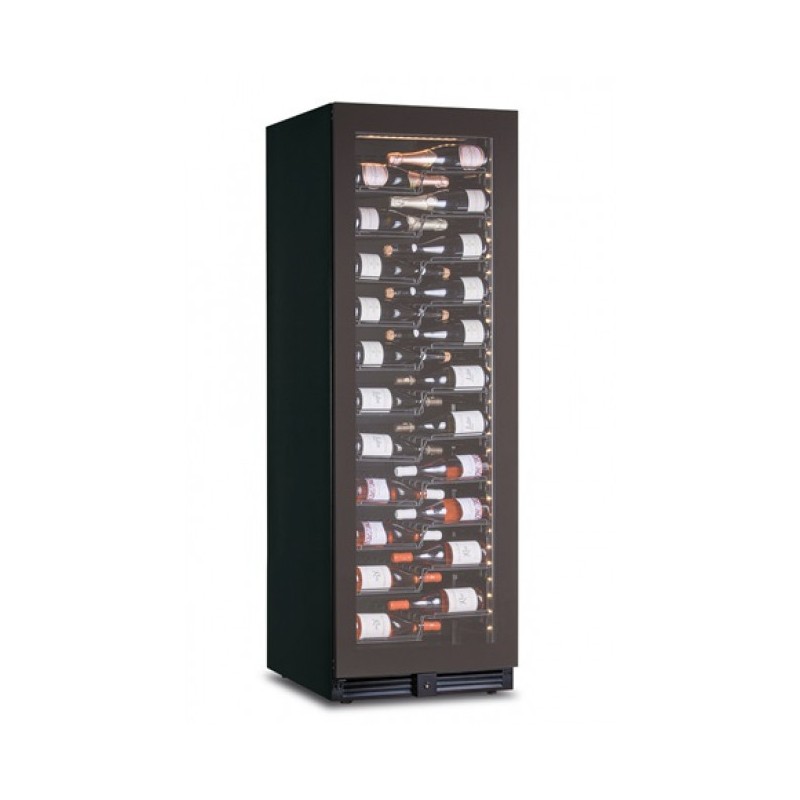 Shopdeschefs - Cave à vin ventilée Modèle CW180G1TB pour 128 bouteilles de 0,75 L.