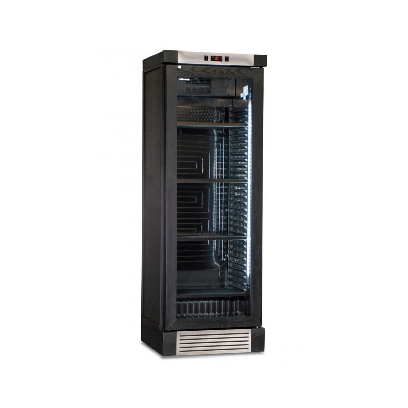 Shopdeschefs - Cave à vin réfrigérée avec ventilateur on/off Modèle CLW420LBLACK