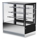 Shopdeschefs - Vitrine pâtisserie en verre à quatre côtés 3 étagères Modèle DELUXE93PSV