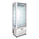 Shopdeschefs - Vitrine réfrigérée pâtisserie quatre côtés no frost Modèle VICTORIA65NFPWHITE