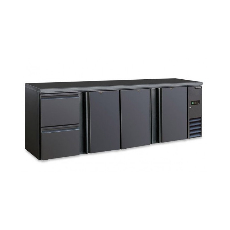 Shopdeschefs - Table réfrigérée ventilée de style rétro Modèle BB423SD