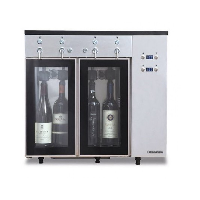 Shopdeschefs - Distributeur vin 4 verres Modèle SOMMELIER4