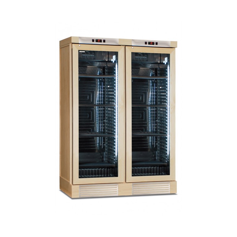 Shopdeschefs - Cave à vin avec ventilateur  Modèle CLW820LNATURAL
