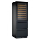 Shopdeschefs - Cave à vin ventilée 72 bouteilles compartiment supérieur et 69 compartiment inférieur Modèle DW190BLACK