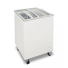 Shopdeschefs - Congélateur statique à coffre avec vitre courbe coulissante ou avec vitre plate inclinée Modèle FR200 PAC / P