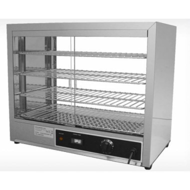Beckers - Vitrine chaude Modèle DH580 avec 4 étagères