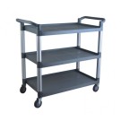 Beckers - Chariot 3 niveaux Modèle CS3 plastique structure inox