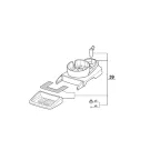 Kit socle + ramasse gouttes XL + bec long - Robot Coupe