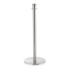 Poteau de délimitation tête ronde chromé h95cm diam 36cm - WAS Germany