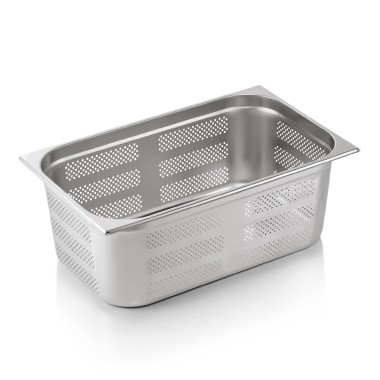 Bac perforé acier inox GN1/1 - h 20 mm - 2.5 litres - WAS Germany