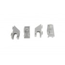 COMBISTEEL - Set 4 clips blanc pour 7487.0165