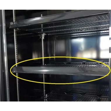 Support carte gauche / droite noir - Combisteel