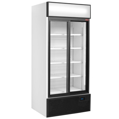 DIAMOND - Vitrine température positive ventilée 760 lt - 2portes