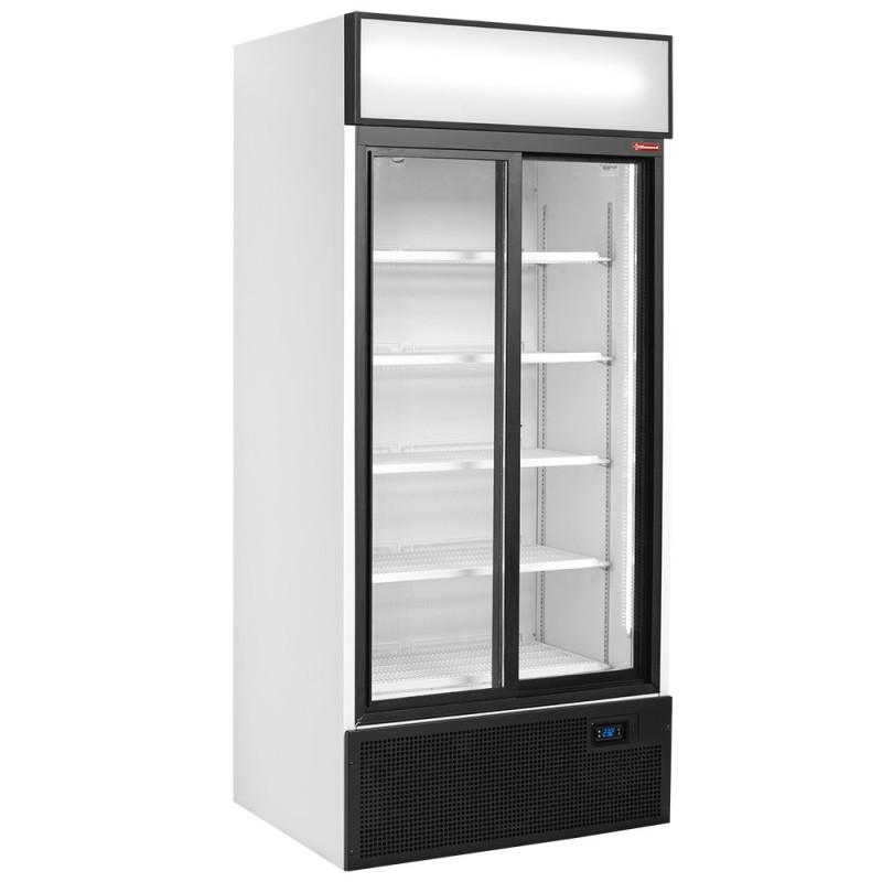DIAMOND - Vitrine température positive ventilée 760 lt - 2portes