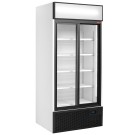 DIAMOND - Vitrine température positive ventilée 760 lt - 2portes