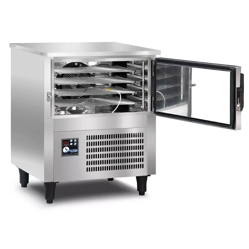 Acfri - Cellule de refroidissement à grille et surgélation rapide - 4 à 7 niveaux - 15 kg - GR15-RL