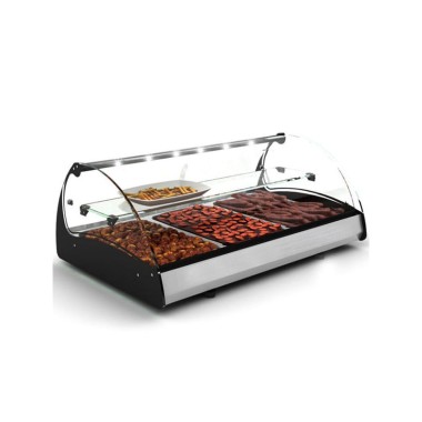 Sayl - Vitrine Chaude Splendid - 1020 mm - 1 Étagère - Bain-Marie - CS3