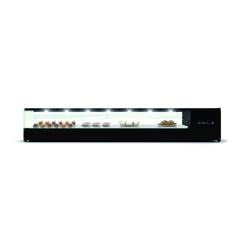 Sayl - Vitrine Tapas Réfrigérée Bacs GN 1/3 Série LOGIC - 970 à 1680 mm - VTLG4