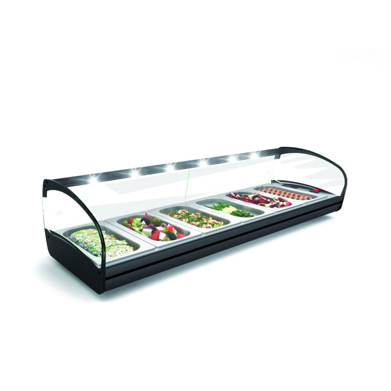 Sayl - Vitrine Réfrigérée Tapas Shark - 1680 mm CP - SK8P