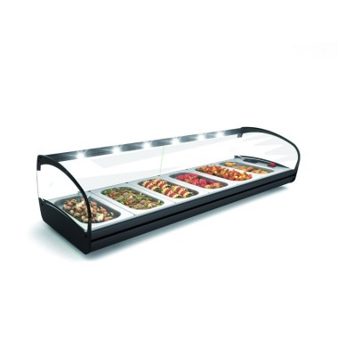 Sayl - Vitrine Chaude Shark - 1190 mm - Bain-Marie - CK6L