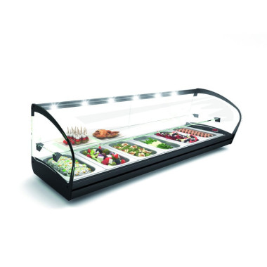Sayl - Vitrine Réfrigérée Sushi Shark - 1680 mm - 2 Étagères CP - SK28