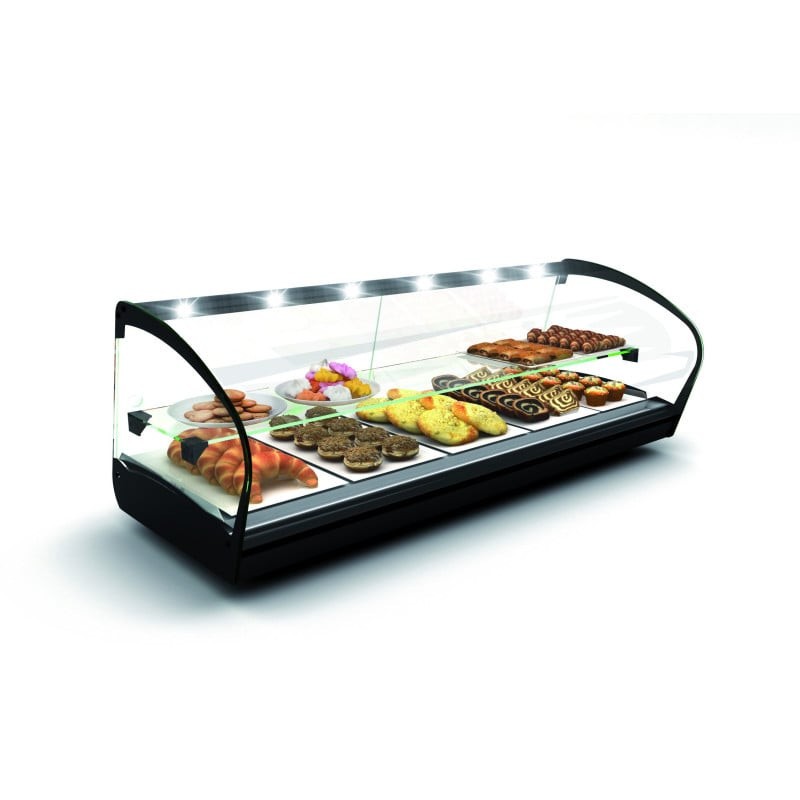 Sayl - Vitrine Chaude Shark - 1190 mm - 2 Étagères - Chaleur Sèche - SHK26L