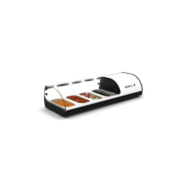 Sayl - Vitrine Réfrigérée Tapas Série Standard avec 4 Bacs GN 1/3 - V4B