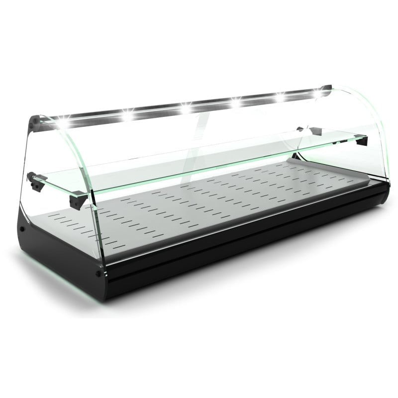 Sayl - Vitrine Chaude Standard LED - 840 mm - 2 Étagères - Chaleur Sèche - SH24L