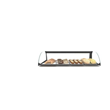 Sayl - Vitrine Neutre Horizontale Vitre Arrondie - 840 à 1190 mm - ES4