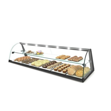 Sayl - Vitrine Neutre Expo Curvé - 1190 mm - LED - E6L