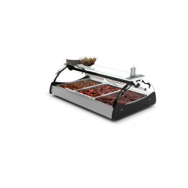 Sayl - Vitrine Chaude Maxiself - 1020 mm - 1 Étagère - Bain-Marie - CMX3E