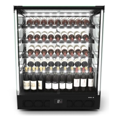 Sayl - Vitrine Réfrigérée pour Vin Série PAK Accès Porte Avant - 1015x1240 mm - PAK-RCA-W