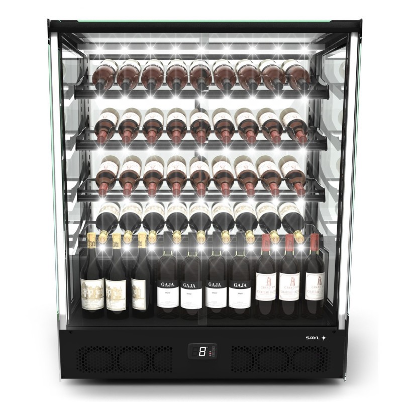Sayl - Vitrine Réfrigérée pour Vin Série PAK Accès Porte Arrière - 1015x1240 mm - PAK-RAC-W