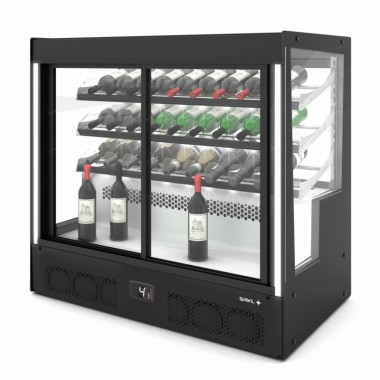 Sayl - Vitrine Réfrigérée pour Vin Série COMPAK Accès Porte Arrière - 1015x950 mm - CPAK-RAC-W
