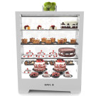 Sayl - Vitrine Réfrigérée 4 Faces Vitrées Série TOWER 2 Coloris - 710x900 mm - TW