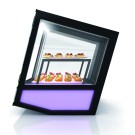 Sayl - Vitrine Réfrigérée Cubique à Poser Série QBO Base Lumineuse Colorée - 620x670 mm - QBO-R