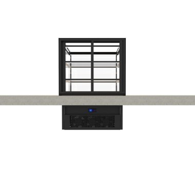 Sayl - Vitrine Réfrigérée Série Drop-In 2 Niveaux - 600x850 mm - DP-60-50