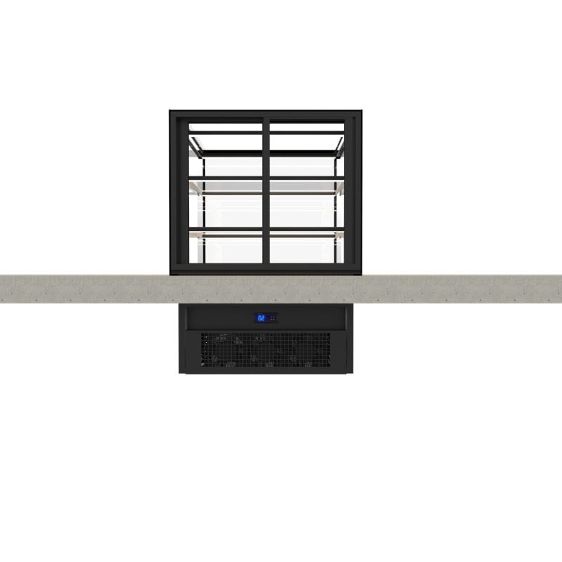 Sayl - Vitrine Réfrigérée Série Drop-In 2 Niveaux - 600x850 mm - DP-60-50