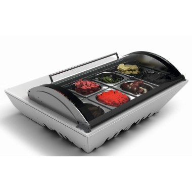 Sayl - Saladette à Poser Réfrigérée Série BOX 8 Bacs GN 1/6 - TBT