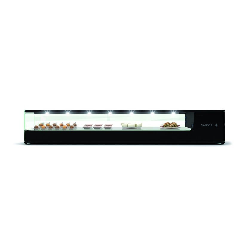 Sayl - Vitrine Tapas Réfrigérée Bacs GN 1/3 Série LOGIC - 970 à 1680 mm - VTLG4