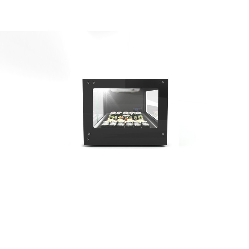Sayl - Vitrine Sushi Réfrigérée avec 6 Bacs GN 1/3 Série LOGIC - 1320 mm - VTLG6S
